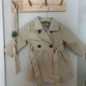 Tahari 0-3 month trench coat